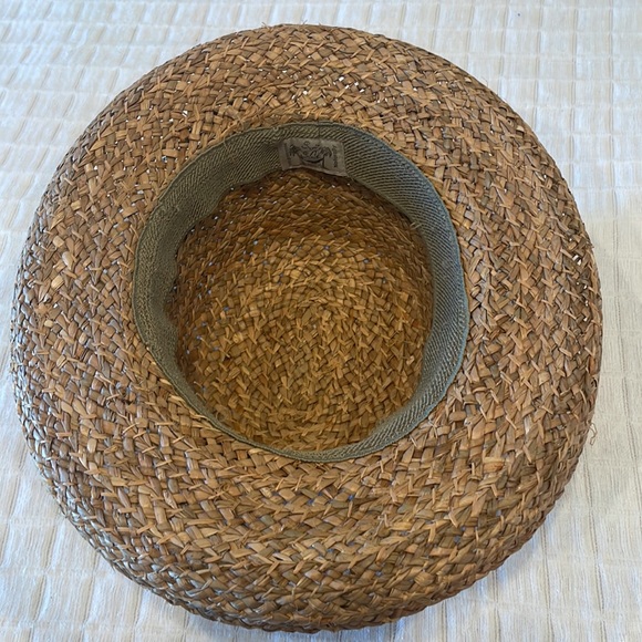 Sun N sand naturally hat wide brim summer Straw seashells tan one size fits most - Picture 5 of 10